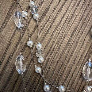 Clear Beaded Necklace
